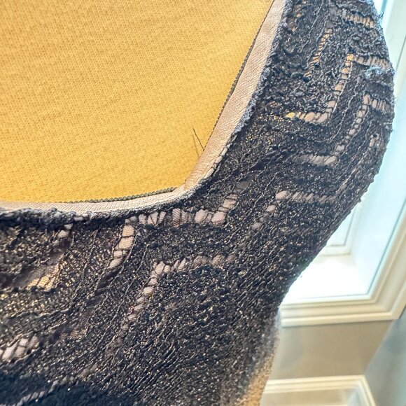 Jump Apparel Long Formal Black Ombre Chevron Strapless Gown Dress - Picture 7 of 16